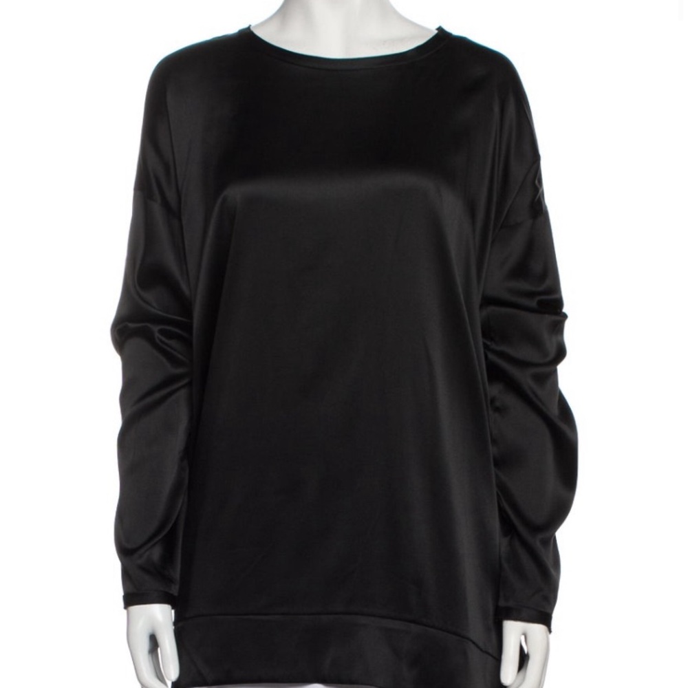 Womens Black long sleeve blouse